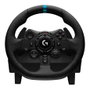 Logitech G923 Volante y Pedales con Force Feedback, PC, PS4, PS5, Cuero y Aluminio, Cableado