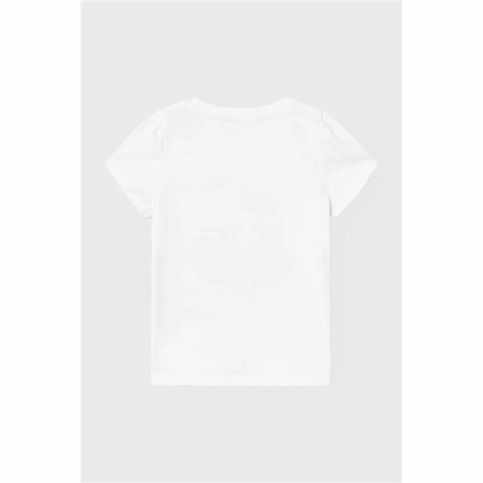 Camiseta de Manga Corta Infantil Name It Nmfvibeke Capsl Blanco