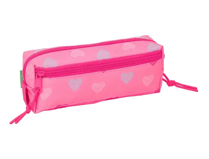 Safta Estuche Portatodo Benetton Heart Triple Pequeño Safta Estuche Portatodo Benetton Heart Triple Pequeño
