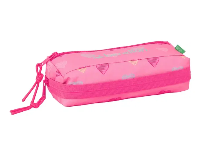 Safta Estuche Portatodo Benetton Heart Triple Pequeño Safta Estuche Portatodo Benetton Heart Triple Pequeño