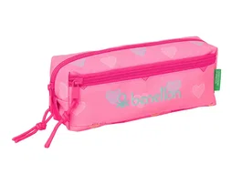 Safta Estuche Portatodo Benetton Heart Triple Pequeño