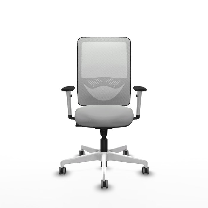 PIQUERAS Y CRESPO Silla de oficina Zulema Gris claro y Blanco PIQUERAS Y CRESPO Silla de oficina Zulema Gris claro y Blanco
