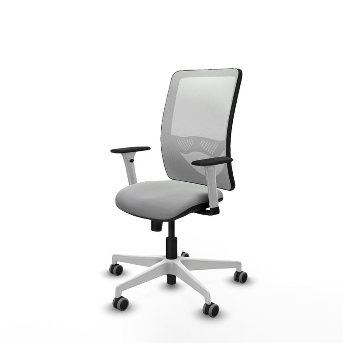 PIQUERAS Y CRESPO Silla de oficina Zulema Gris claro y Blanco PIQUERAS Y CRESPO Silla de oficina Zulema Gris claro y Blanco