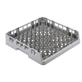 CAMBRO Cesta de lavado con lado abierto para bandejas, Gris claro