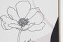 DKD Home Decor Set de 4 Cuadros Lienzo Flor Abstracto 40x50 cm