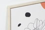 DKD Home Decor Set de 4 Cuadros Lienzo Flor Abstracto 40x50 cm