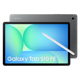 Samsung Galaxy Tab S10 FE Tablet Android 15, Pantalla 10.9" WUXGA+ 90 Hz, 8 GB RAM, 128 GB Gris, Wi-Fi 6, Bateria 8000 mAh, S-Pen, Resistente IP68