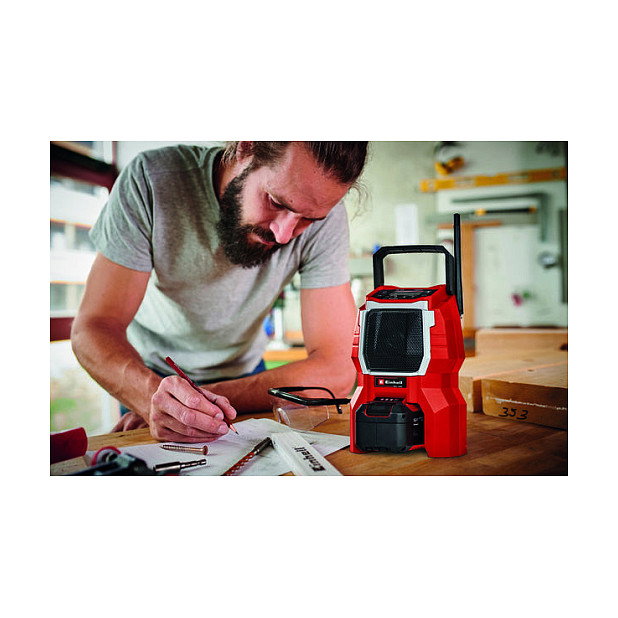 Einhell TC-RA 18 Li BT Radio Portátil Rojo/Negro Einhell TC-RA 18 Li BT Radio Portátil Rojo/Negro