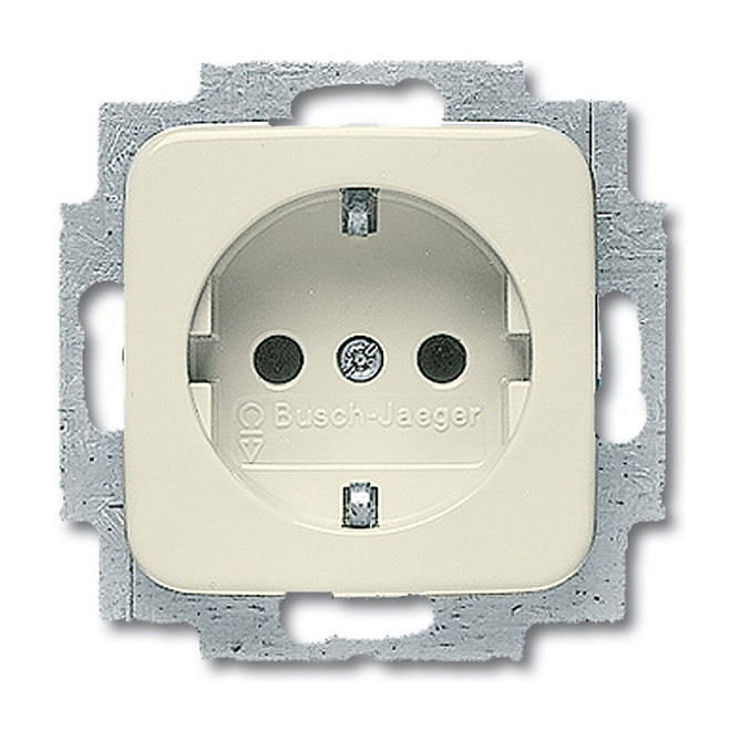 Busch-Jaeger BJ 20EUC-212 Enchufe Busch-Duro 2000 SI Blanco CEE 7/3 2P+E 250V 16A Busch-Jaeger BJ 20EUC-212 Enchufe Busch-Duro 2000 SI Blanco CEE 7/3 2P+E 250V 16A