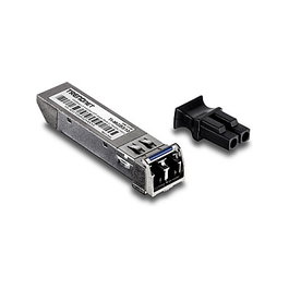 TRENDnet TI-MGBS10 Módulo SFP GBIC Industrial de Fibra Óptica Monomodo LC, 10 km, 1250 Mbit/s, 1310 nm, IEEE 802.3