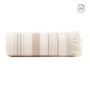 Ixia Colcha de Rayas Beige-Marrón 200 x 260 cm