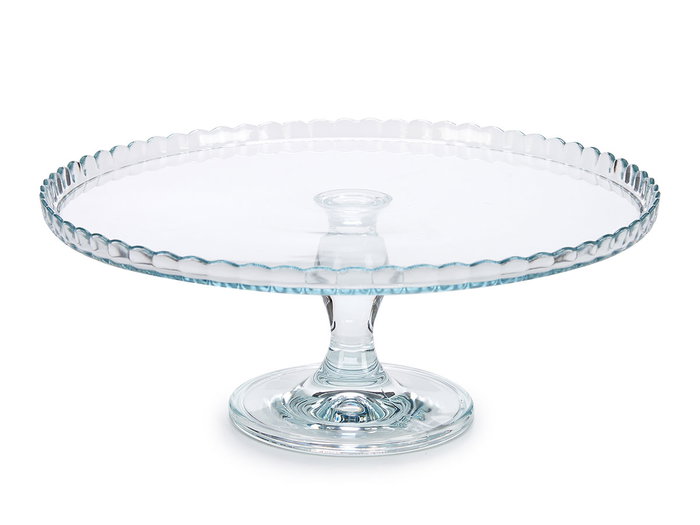Pasabahce Tartera con Pie de Vidrio Transparente 32x32x12.8 cm (Set de 2) Pasabahce Tartera con Pie de Vidrio Transparente 32x32x12.8 cm (Set de 2)
