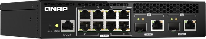 Qnap QSW-M2108R-2C Switch Gestionado L2 2.5G Ethernet PoE Negro Qnap QSW-M2108R-2C Switch Gestionado L2 2.5G Ethernet PoE Negro