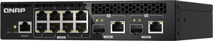 Qnap QSW-M2108R-2C Switch Gestionado L2 2.5G Ethernet PoE Negro Qnap QSW-M2108R-2C Switch Gestionado L2 2.5G Ethernet PoE Negro