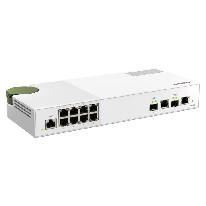 Qnap QSW-M2108R-2C Switch Gestionado L2 2.5G Ethernet PoE Negro Qnap QSW-M2108R-2C Switch Gestionado L2 2.5G Ethernet PoE Negro