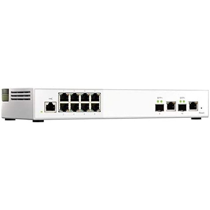 Qnap QSW-M2108R-2C Switch Gestionado L2 2.5G Ethernet PoE Negro Qnap QSW-M2108R-2C Switch Gestionado L2 2.5G Ethernet PoE Negro