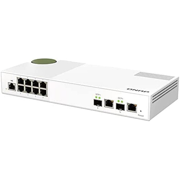Qnap QSW-M2108R-2C Switch Gestionado L2 2.5G Ethernet PoE Negro Qnap QSW-M2108R-2C Switch Gestionado L2 2.5G Ethernet PoE Negro