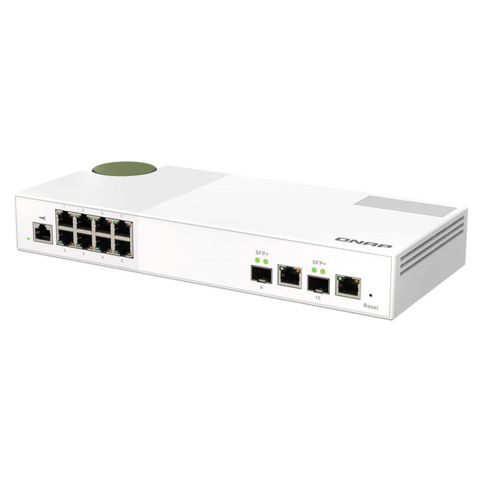 Qnap QSW-M2108R-2C Switch Gestionado L2 2.5G Ethernet PoE Negro Qnap QSW-M2108R-2C Switch Gestionado L2 2.5G Ethernet PoE Negro