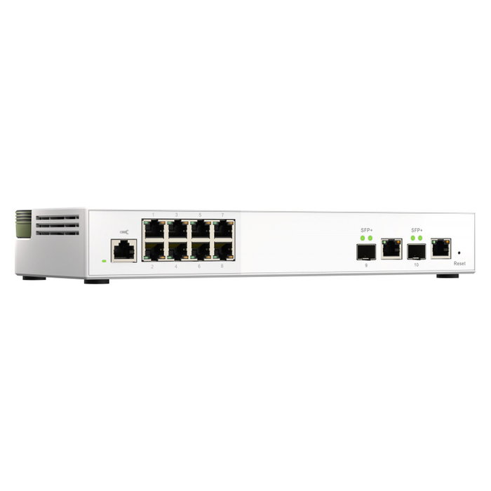 Qnap QSW-M2108R-2C Switch Gestionado L2 2.5G Ethernet PoE Negro Qnap QSW-M2108R-2C Switch Gestionado L2 2.5G Ethernet PoE Negro