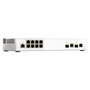 Qnap QSW-M2108R-2C Switch Gestionado L2 2.5G Ethernet PoE Negro
