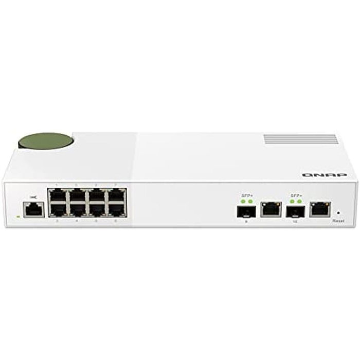 Qnap QSW-M2108R-2C Switch Gestionado L2 2.5G Ethernet PoE Negro Qnap QSW-M2108R-2C Switch Gestionado L2 2.5G Ethernet PoE Negro