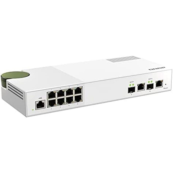 Qnap QSW-M2108R-2C Switch Gestionado L2 2.5G Ethernet PoE Negro Qnap QSW-M2108R-2C Switch Gestionado L2 2.5G Ethernet PoE Negro