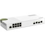 Qnap QSW-M2108R-2C Switch Gestionado L2 2.5G Ethernet PoE Negro