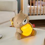 Fisher-Price Osito Sonidos Relajantes HRB18 Máquina de Sonido y Luz Nocturna para Bebés Música Naturaleza USB-C +3 meses