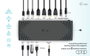 I-Tec Docking Station USB-C Thunderbolt 3 Dual Display PD 100W 10Gbit/s Ethernet USB 3.1 Hub con 4x USB-A, 2x USB-C, 2x HDMI, 2x DP para Windows Mac Linux Negro