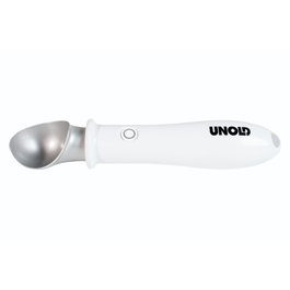 Unold Carlo Sacabolas de Helado Eléctrico Blanco / Plata