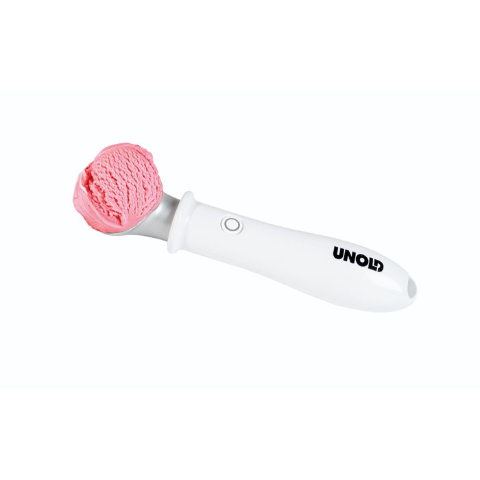 Unold Carlo Sacabolas de Helado Eléctrico Blanco / Plata
