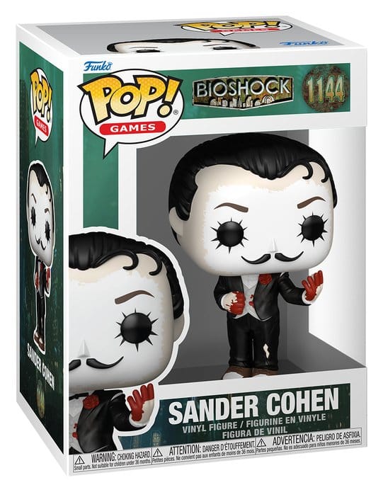 Bioshock Figura POP! Games Vinyl Sander Cohen 9 cm