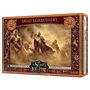 CMBYN A Song of Ice and Fire: Sand Skirmishers Unit Box - Juego de Miniaturas de Mesa, Refuerzo Casa Martell con 12 Figuras, Carta y Bandeja