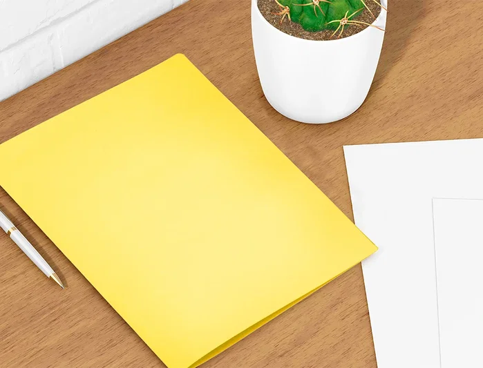 Liderpapel Subcarpeta DIN A4 Amarillo Intenso 180g/m2
