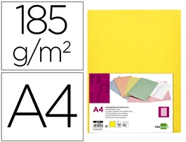 Liderpapel Subcarpeta DIN A4 Amarillo Intenso 180g/m2