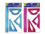 Bismark Set 4 Reglas PVC Flexibles 325010 Multicolor (Incluye Transportador, Triángulos y Regla) Ideal Estudiantes