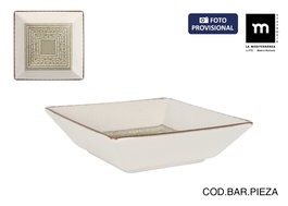 Inde Bol Occhio 18 x 18 x 5 cm - Bol de brillo y diseño de la colección Elite (24 Unidades)