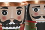 DKD Home Decor Caja Navidad Tradicional Multicolor Metal Set de 2 (6 Unidades) 17.5 x 17.5 x 16.5 cm
