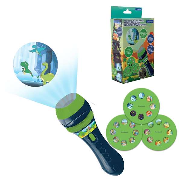 Lexibook Proyector y linterna de historias de dinosaurios Lexibook Proyector y linterna de historias de dinosaurios