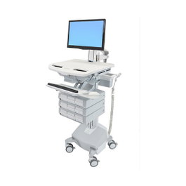Ergotron StyleView Wagen con LCD-Gelenk LiFe-Antrieb 9 Schublade
