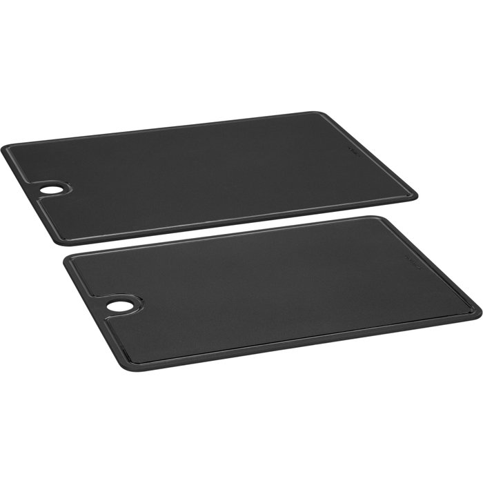 Zwilling Juego de 2 Tablas de Cortar Antibacterianas TPU Negro Zwilling Juego de 2 Tablas de Cortar Antibacterianas TPU Negro