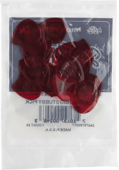 Dunlop Púas Big Stubby® Nylon 1,00 Mm Pack 24 Unidades Dunlop Púas Big Stubby® Nylon 1,00 Mm Pack 24 Unidades