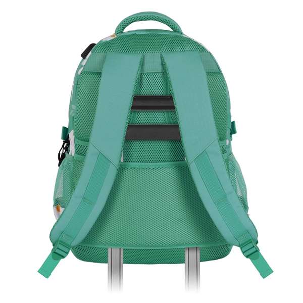 Karactermania Mochila OMP! Run. Plus FAN Blooming 44x34x21 cm, Gran Capacidad, 3 Compartimentos, Puerto USB, Ripstop, Turquesa