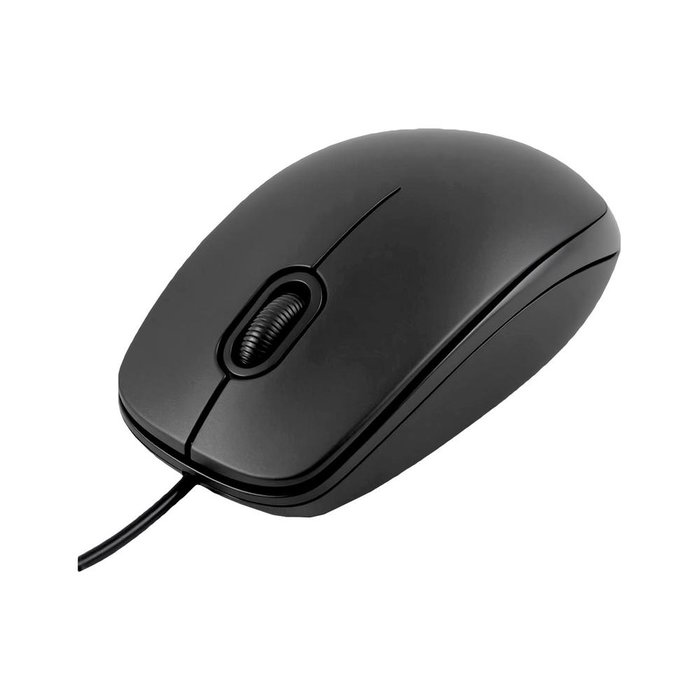 COOLBOX Ratón Óptico U01 Negro 1600 DPI USB