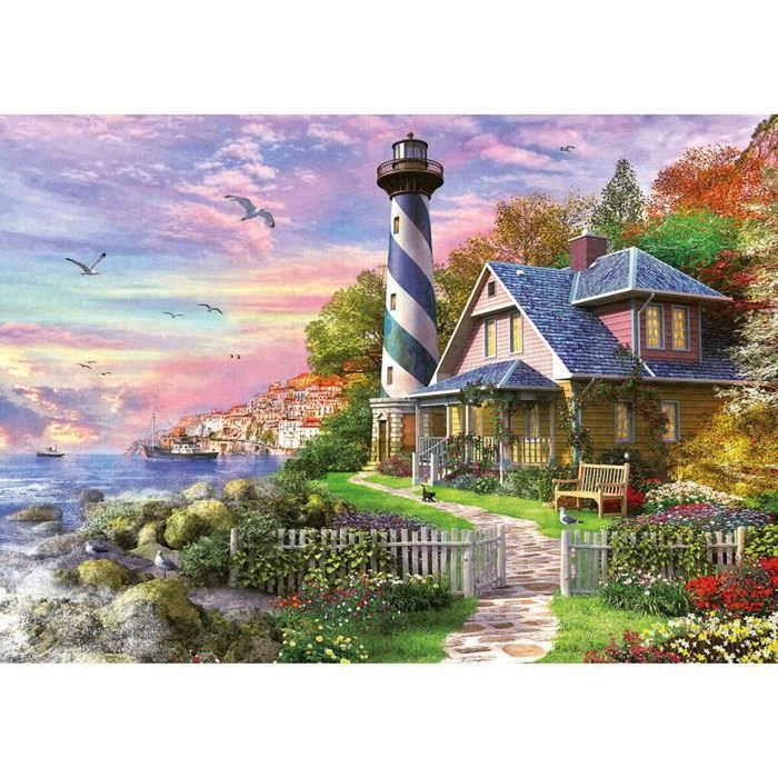 Educa Puzzle Faro En Rock Bay 1000 piezas