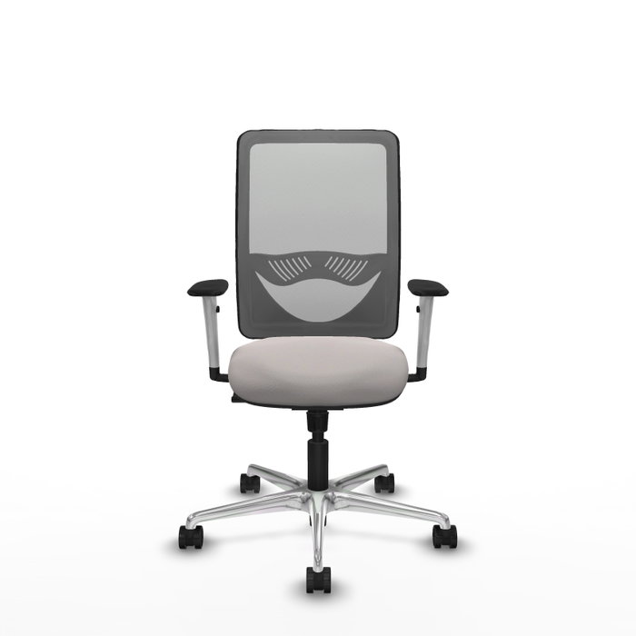 PIQUERAS Y CRESPO Silla de oficina Zulema Blanco y Gris PIQUERAS Y CRESPO Silla de oficina Zulema Blanco y Gris