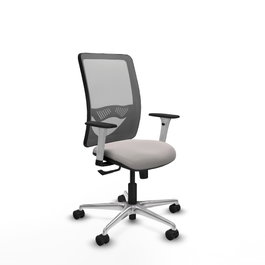 PIQUERAS Y CRESPO Silla de oficina Zulema Blanco y Gris