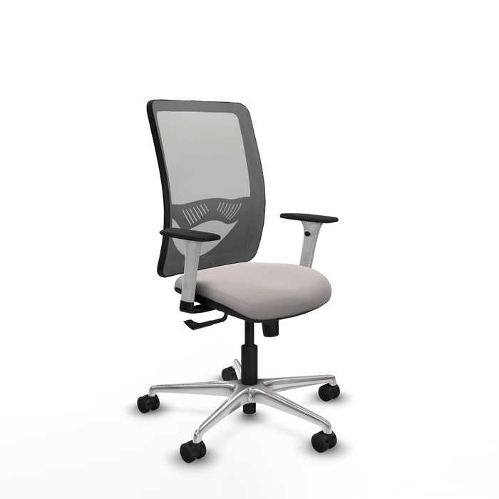 PIQUERAS Y CRESPO Silla de oficina Zulema Blanco y Gris PIQUERAS Y CRESPO Silla de oficina Zulema Blanco y Gris