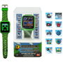 KIDS LICENSING Reloj inteligente oficial Minecraft con cámara selfie, grabadora de voz, alarma, cronómetro y calculadora para niños +3 años 12x8x8cm