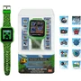 KIDS LICENSING Reloj inteligente oficial Minecraft con cámara selfie, grabadora de voz, alarma, cronómetro y calculadora para niños +3 años 12x8x8cm